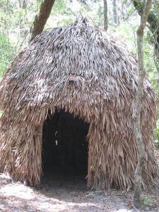 straw hut